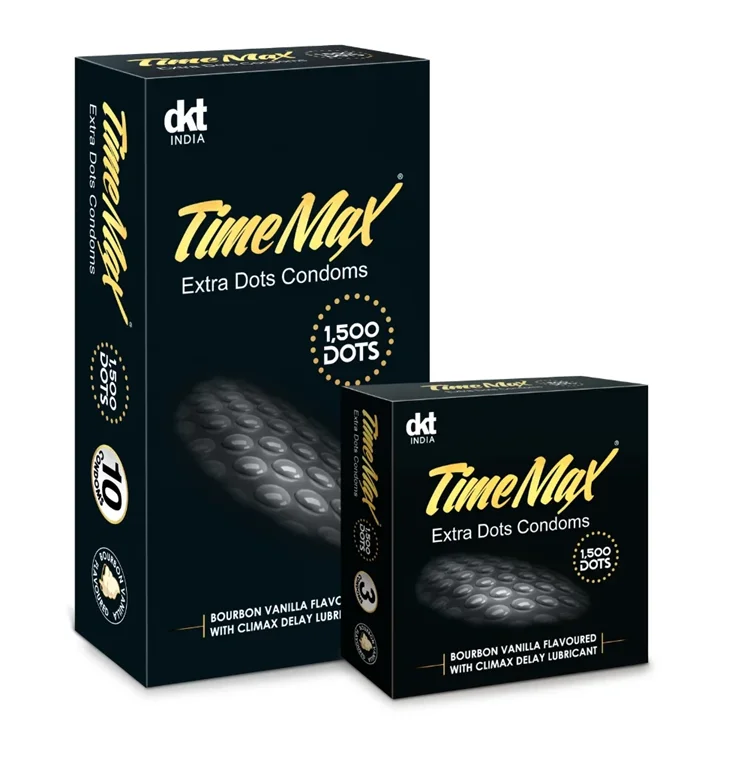 TimeMax Extra Dot Premium Condoms with Climax Delay