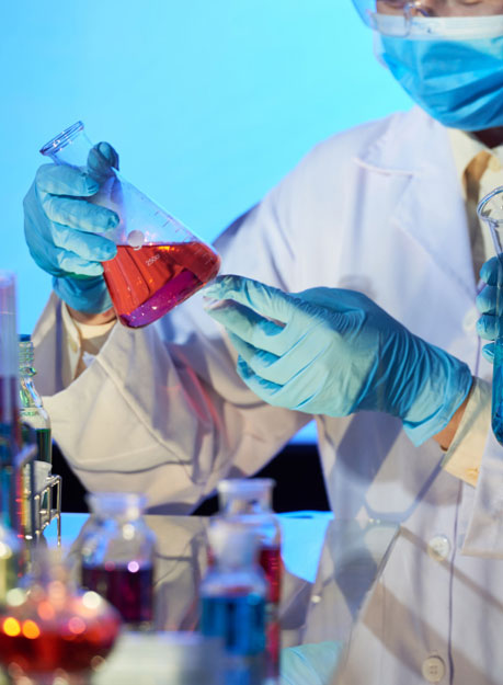 Heni Chemicals quality control laboratory with advanced testing equipment