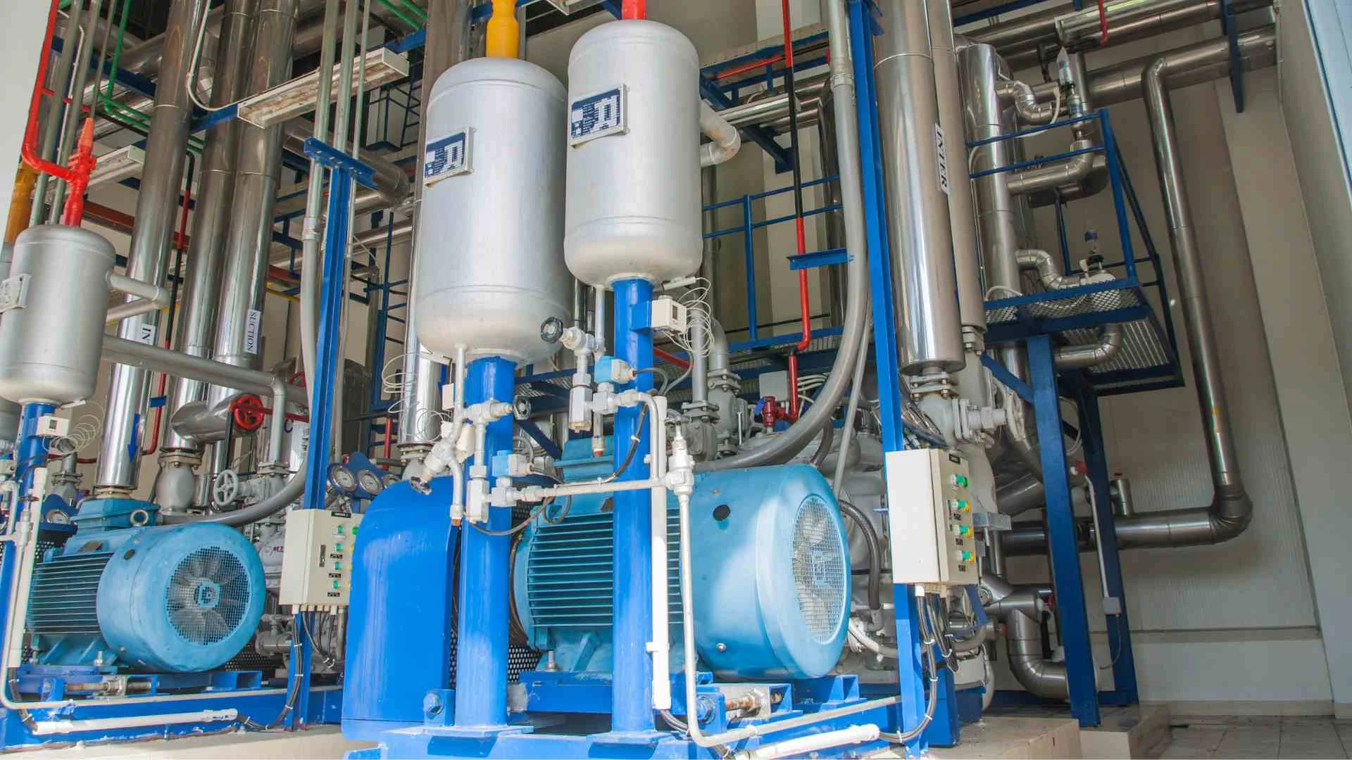 Product application: Industrial chemical solution in use