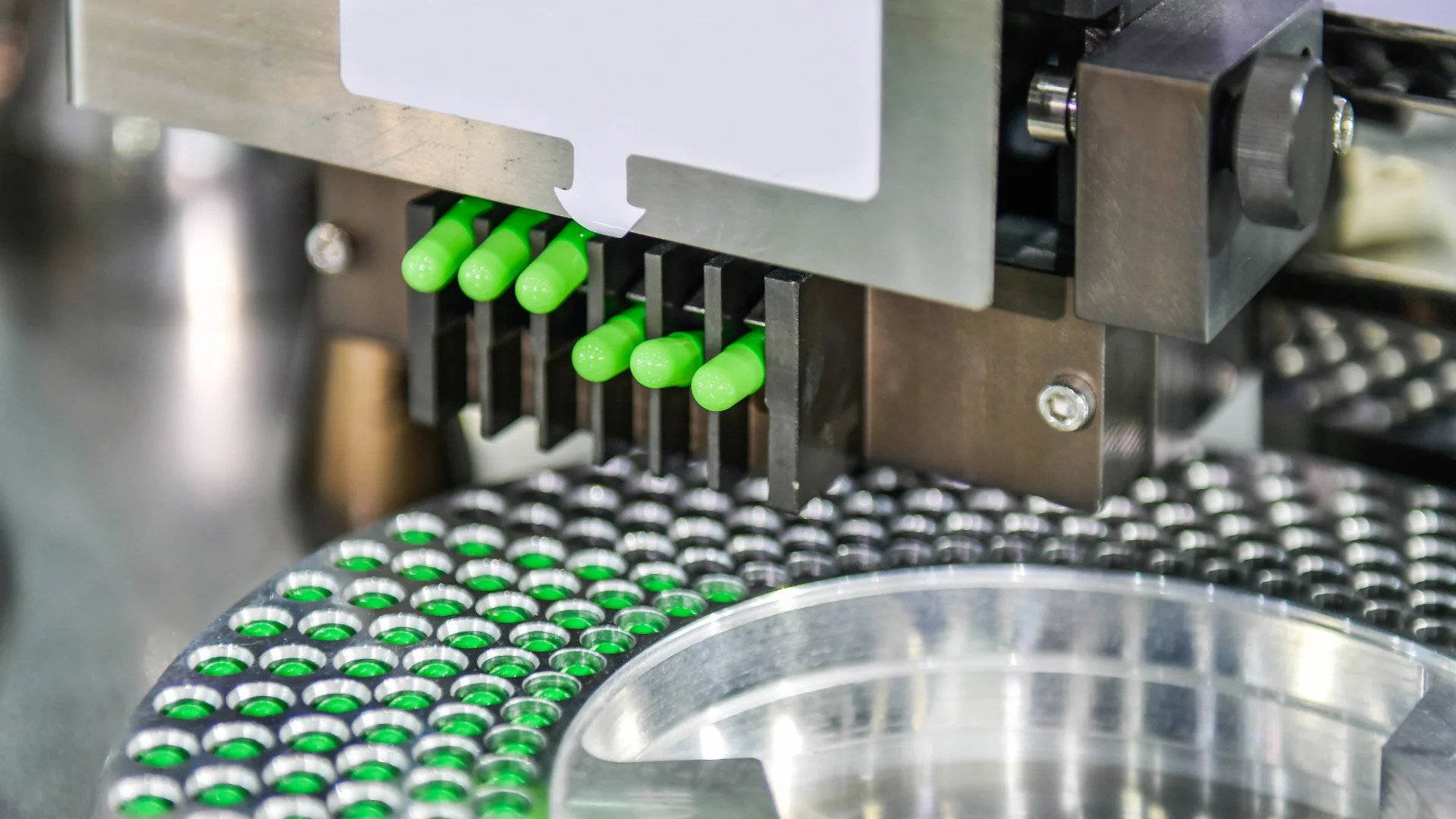 Product application: Industrial chemical solution in use