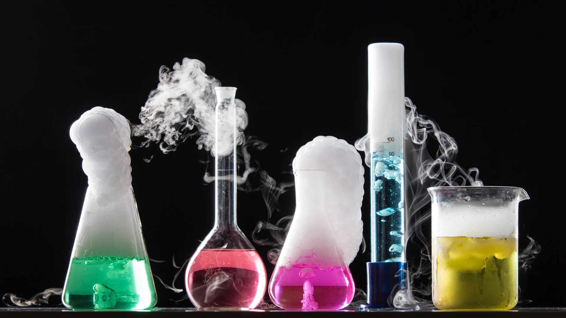 Product application: Industrial chemical solution in use
