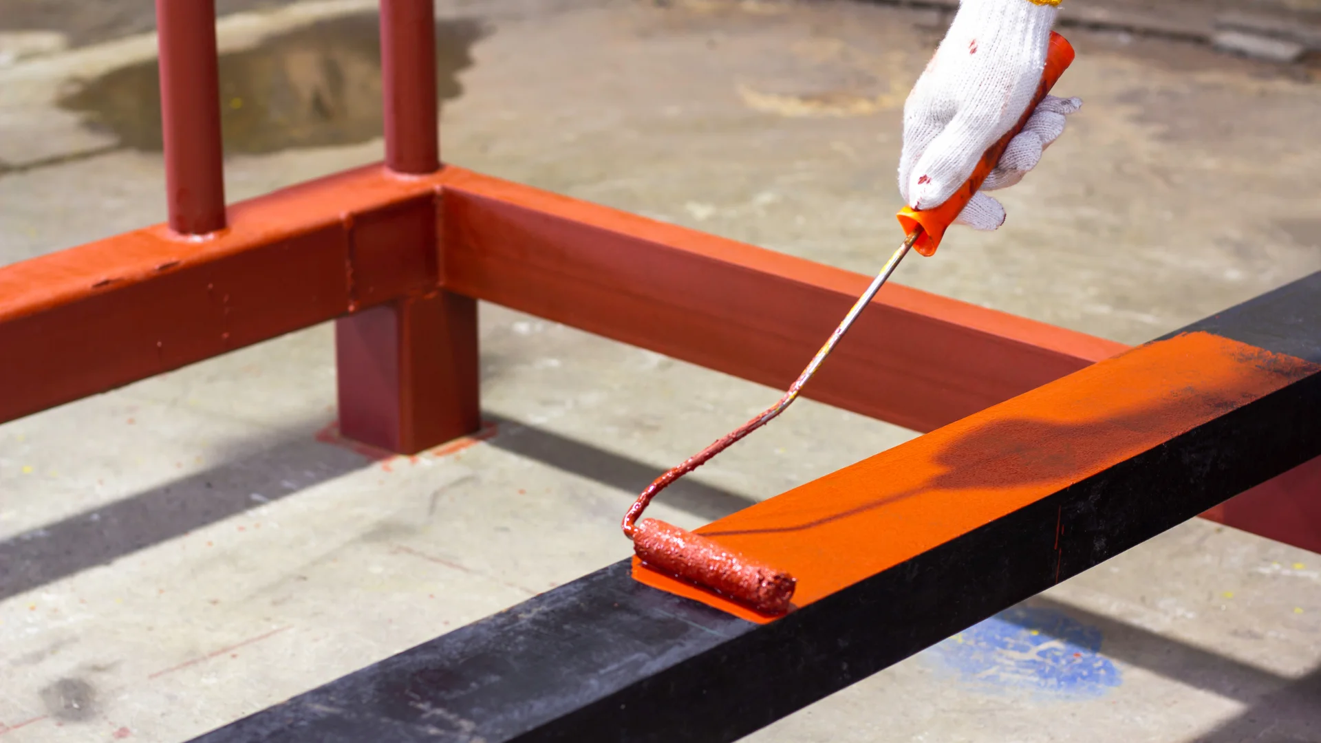 Product application: Industrial chemical solution in use