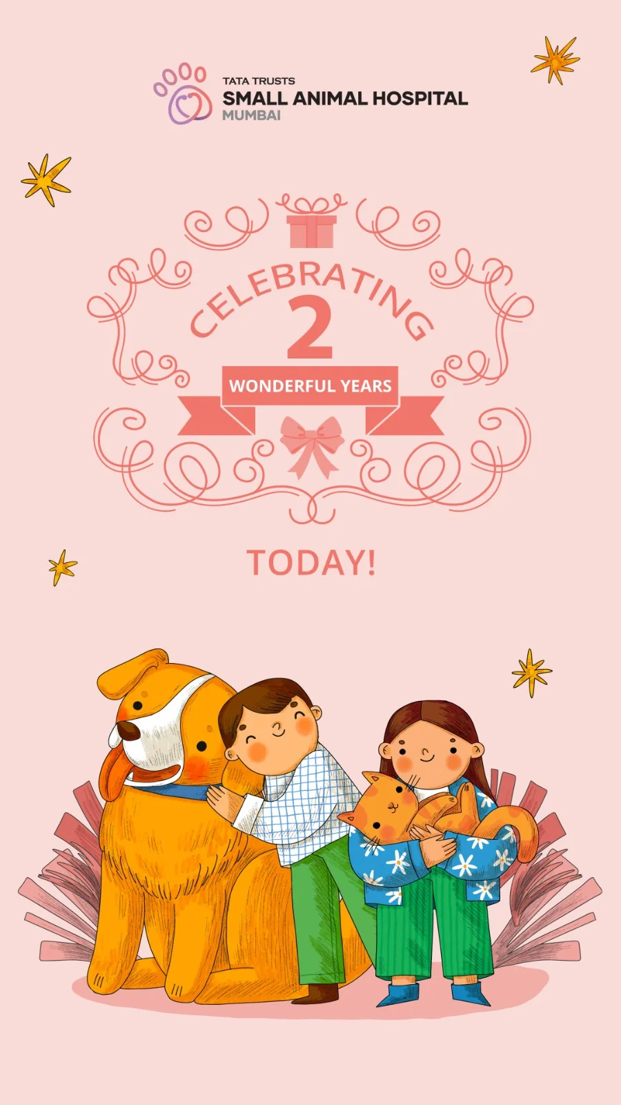 Tata Small Animal Hospital Celebrating.....